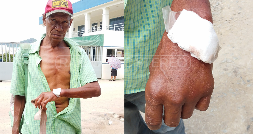 La víctima fue valorada por un forense. Foto: Marvin Gadea/Radio ABC Stereo La víctima fue valorada por un forense. Foto: Marvin Gadea/Radio ABC Stereo