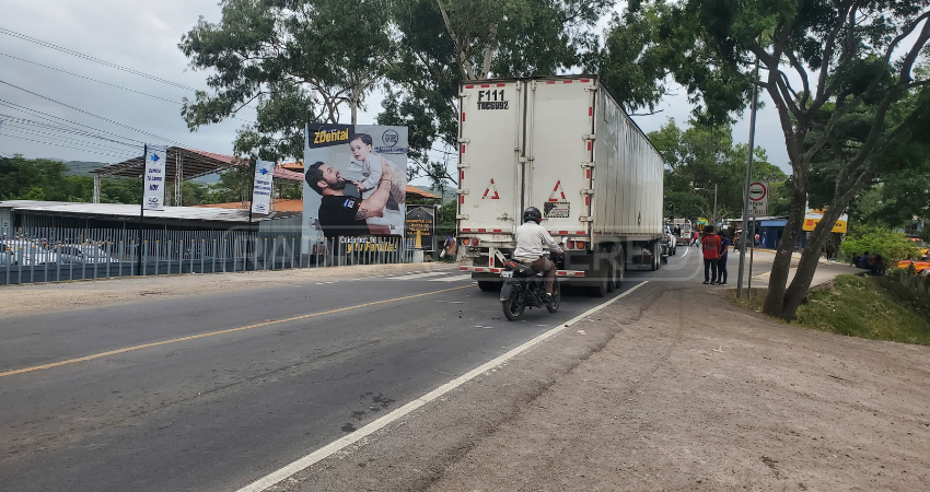 El hecho ocurrió en la salida norte de Estelí. Foto: José Enrique Ortega/Radio ABC Stereo