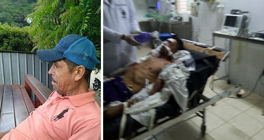 El ahora fallecido apareció en el hospital después de su detención. Foto: Cortesía El ahora fallecido apareció en el hospital después de su detención. Foto: Cortesía