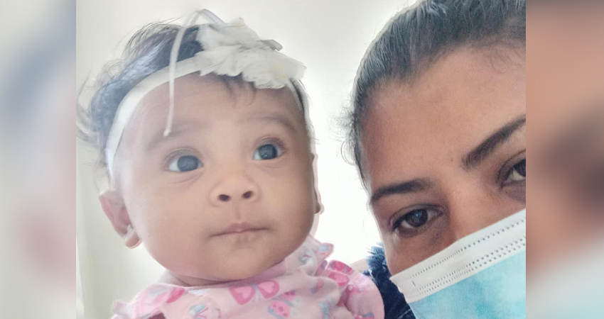 La pequeña está ingresada en un hospital capitalino. Foto: Cortesía/Radio ABC Stereo La pequeña está ingresada en un hospital capitalino. Foto: Cortesía/Radio ABC Stereo