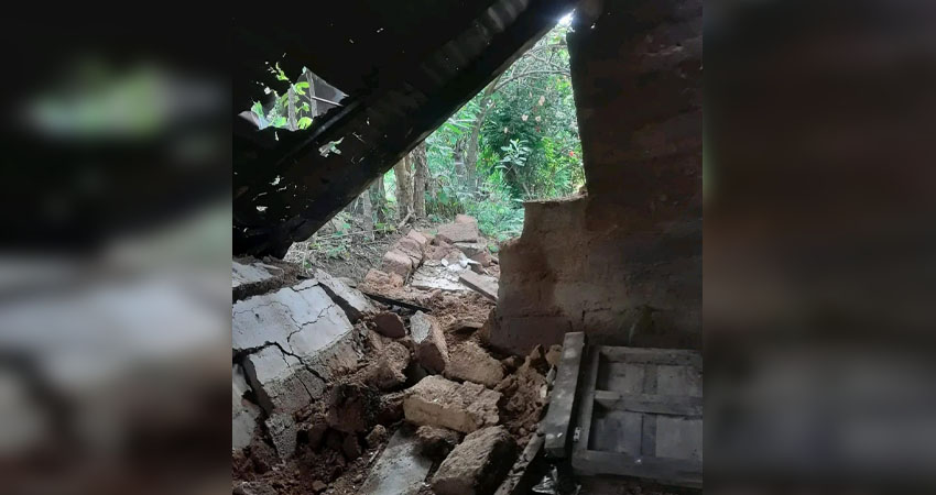 Todas las paredes de la cocina ya se cayeron. Foto: Cortesía/Radio ABC Stereo Todas las paredes de la cocina ya se cayeron. Foto: Cortesía/Radio ABC Stereo