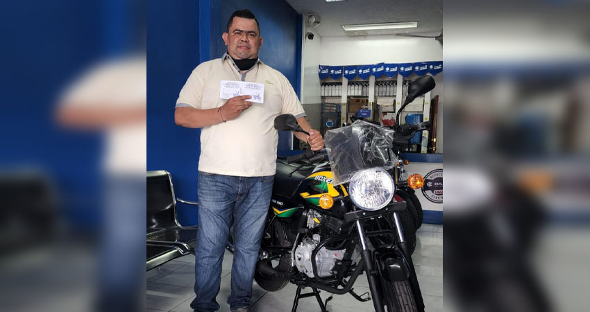 Se rifará una motocicleta, para recaudar fondos. Foto: José Enrique Ortega/Radio ABC Stereo