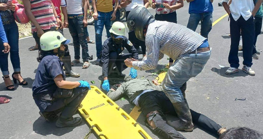 Fue remitido al hospital regional Alfonso Moncada Guillén. Foto: Cortesía/Radio ABC Stereo