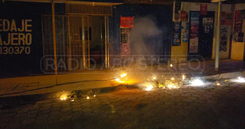 El cortocircuito interrumpió la energía eléctrica durante varios minutos. Foto: José Enrique Ortega/Radio ABC Stereo