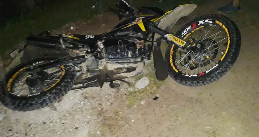 Uno de los motociclistas aparentemente no guardó la distancia. Foto: Cortesía/Radio ABC Stereo