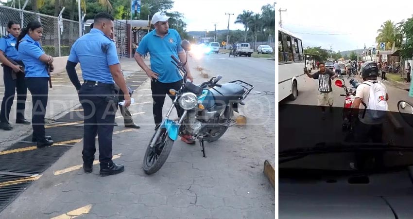 La situación se presentó frente a una fábrica tabacalera, en una calle concurrida. Foto: José Enrique Ortega Ortega/Radio ABC Stereo La situación se presentó frente a una fábrica tabacalera, en una calle concurrida. Foto: José Enrique Ortega Ortega/Radio ABC Stereo