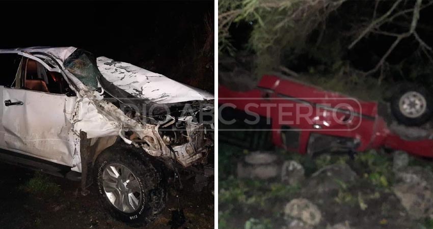 El accidente ocurrió en el km 140 de la carretera de Jinotega a Matagalpa. Foto: Cortesía/Radio ABC Stereo El accidente ocurrió en el km 140 de la carretera de Jinotega a Matagalpa. Foto: Cortesía/Radio ABC Stereo