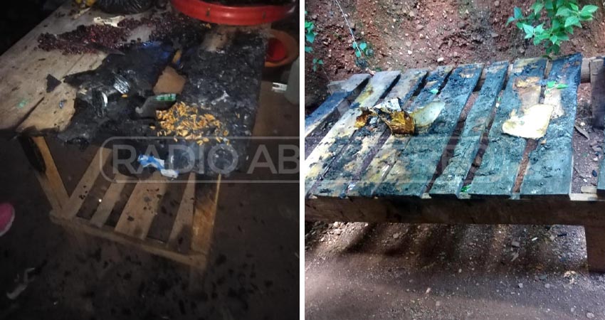 La afectada solicita apoyo ante las pérdidas causadas por el siniestro. Foto: Cortesía/Radio ABC Stereo La afectada solicita apoyo ante las pérdidas causadas por el siniestro. Foto: Cortesía/Radio ABC Stereo