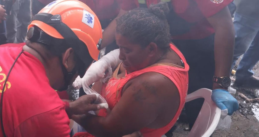 La explosión generó pánico entre los asistentes. Foto: Cortesía/Radio ABC Stereo La explosión generó pánico entre los asistentes. Foto: Cortesía/Radio ABC Stereo
