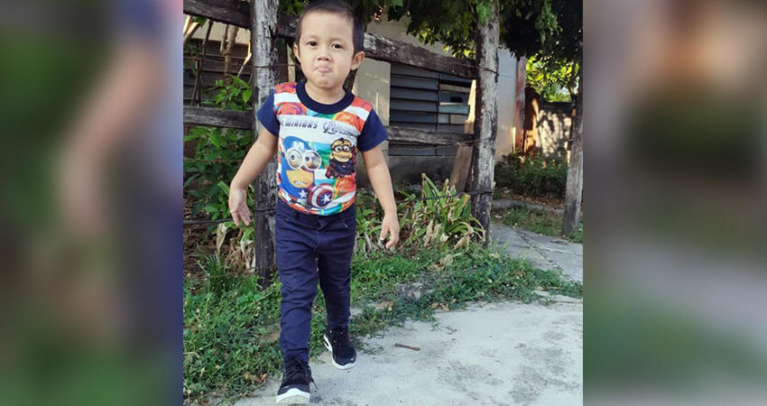 El pequeño tenía tres años cuando falleció. Foto: Cortesía El pequeño tenía tres años cuando falleció. Foto: Cortesía