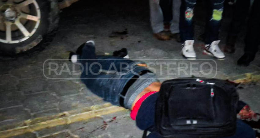 Motociclista fallece en Macuelizo. Foto: Cortesía/Radio ABC Stereo