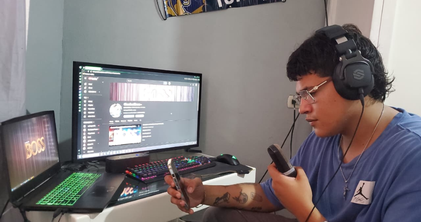 Jorge Armando Pineda incursionó en la música a los 15 años. Foto: Cortesía/Radio ABC Stereo Jorge Armando Pineda incursionó en la música a los 15 años. Foto: Cortesía/Radio ABC Stereo