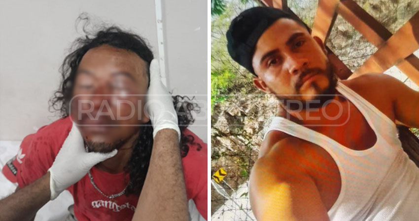 A la izquierda la víctima y a la derecha el presunto agresor. Foto: Cortesía/Radio ABC Stereo A la izquierda la víctima y a la derecha el presunto agresor. Foto: Cortesía/Radio ABC Stereo