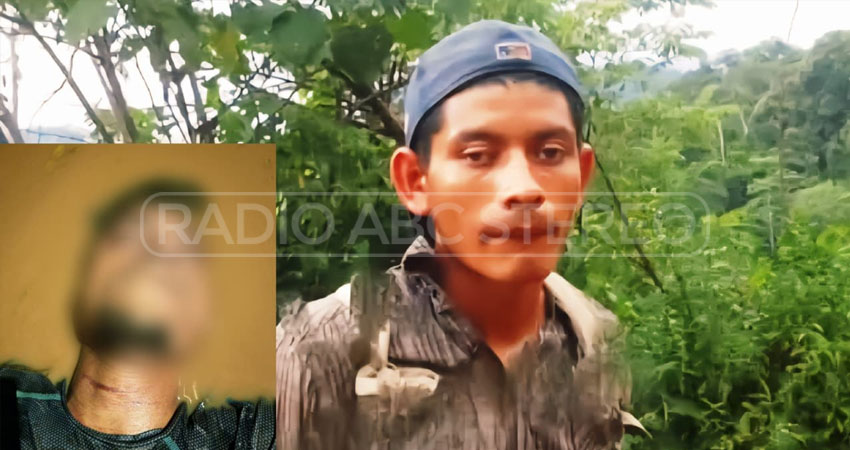 La víctima fue encontrada en un charco por pobladores. Foto: Cortesía/Radio ABC Stereo La víctima fue encontrada en un charco por pobladores. Foto: Cortesía/Radio ABC Stereo