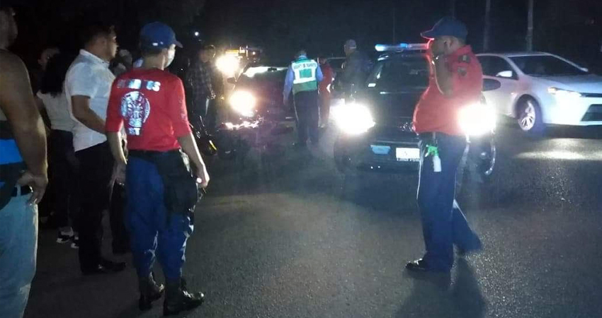 El suceso ocurrió la noche del domingo. Foto: Juan Fco. Dávila/Radio ABC Stereo El suceso ocurrió la noche del domingo. Foto: Juan Fco. Dávila/Radio ABC Stereo