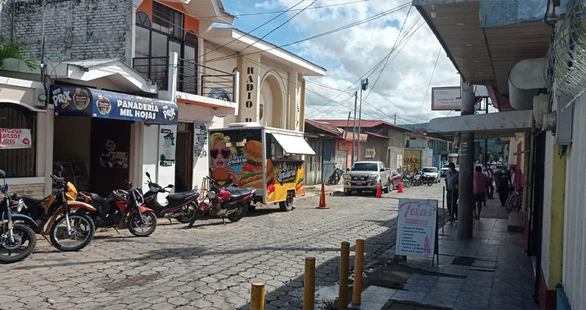 El robo ocurrió cerca de la delegación del INSS Estelí. Foto: Cortesía/Radio ABC Stereo