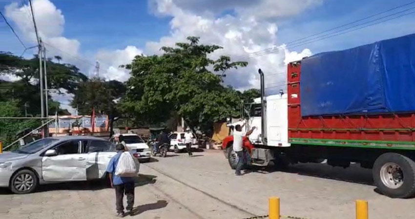 En los últimos días se registraron varias colisiones entre vehículos. Foto: Cortesía/Radio ABC Stereo