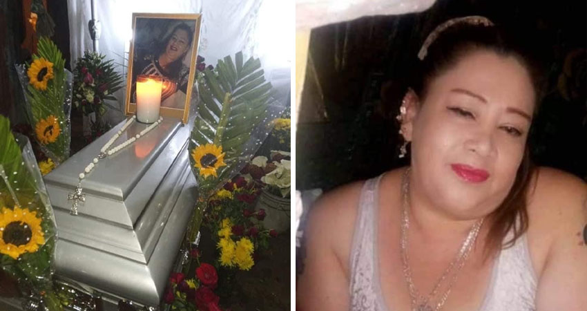 La comerciante fue sepultada en Ocotal. Foto: Cortesía