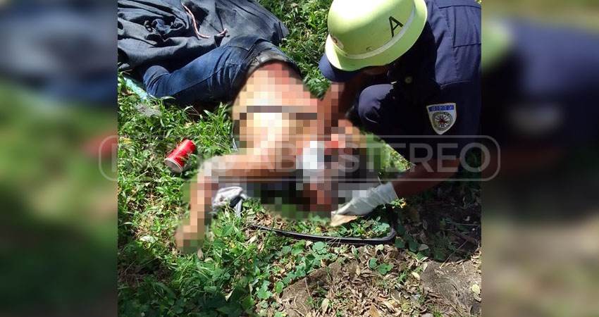 El accidente mortal ocurrió este miércoles en la cuesta Los Jabalíes. Foto: Cortesía/Radio ABC Stereo