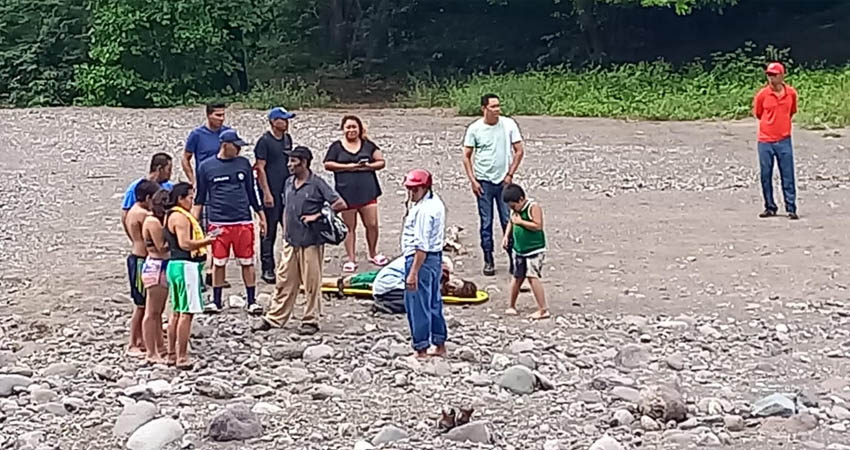 El cadáver del joven fue recuperado el domingo por la tarde. Foto: Cortesía/Radio ABC Stereo El cadáver del joven fue recuperado el domingo por la tarde. Foto: Cortesía/Radio ABC Stereo