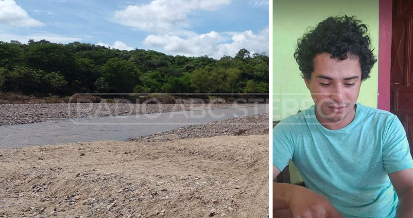 Lester Natanael López, de 28 años, se hundió en La Poza La Lodosa. Foto: Marvin Gadea/Radio ABC Stereo Lester Natanael López, de 28 años, se hundió en La Poza La Lodosa. Foto: Marvin Gadea/Radio ABC Stereo