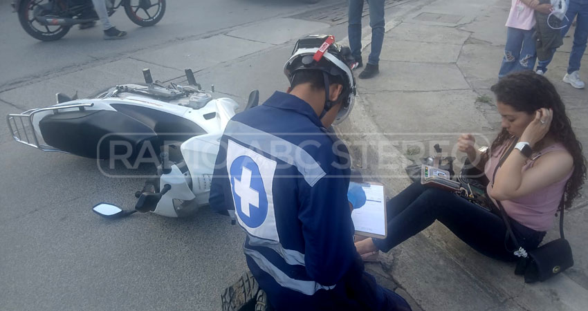 Afortunadamente, la joven no requirió traslado al hospital. Foto: Cortesía/Radio ABC Stereo Afortunadamente, la joven no requirió traslado al hospital. Foto: Cortesía/Radio ABC Stereo