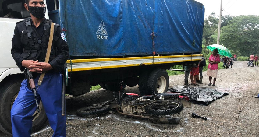 Según testigos, la víctima conducía sin casco de protección. Foto: Cortesía/Radio ABC Stereo
