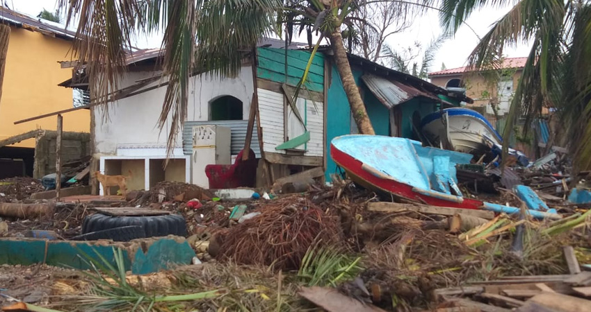Daños en Bilwi. Foto: Iveth Munguía/Confidencial Daños en Bilwi. Foto: Iveth Munguía/Confidencial