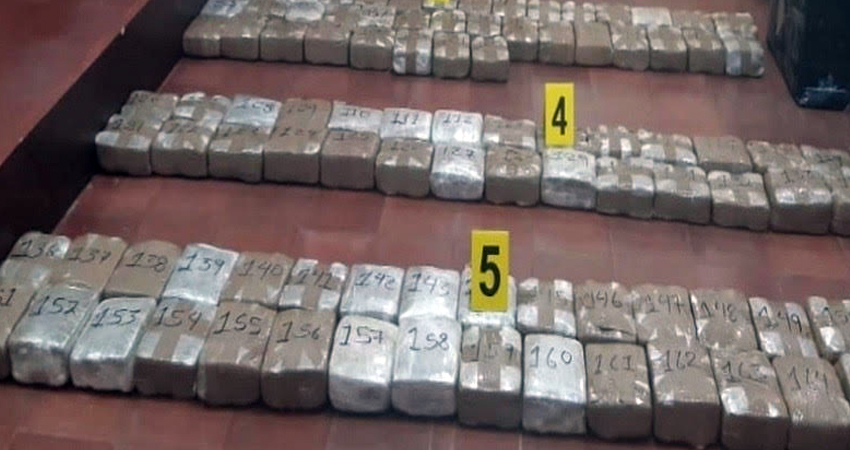 La droga fue ocupada hace una semana. Foto de referencia. La droga fue ocupada hace una semana. Foto de referencia.