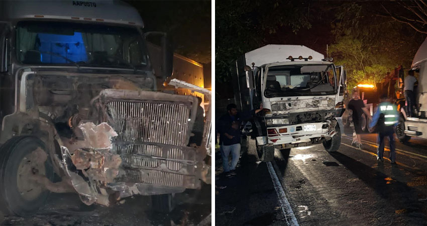 El principal lesionado fue el conductor del camión. Foto: José Enrique Ortega / Radio ABC Stereo