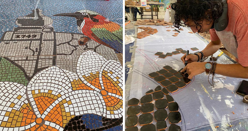 La obra artística podría estar lista a finales de noviembre. Foto: Rosa Angélica Reyes/Radio ABC Stereo