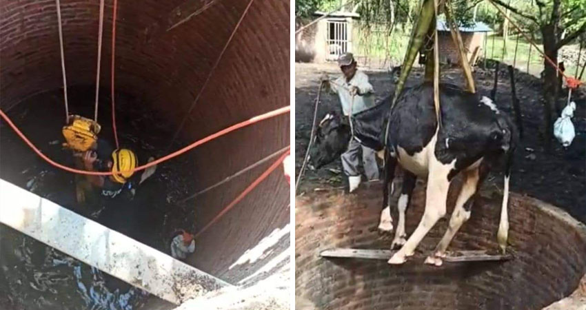 Recomendaron hacer brocal y terminar el pozo para evitar otro incidente. Foto: Cortesía/Radio ABC Stereo