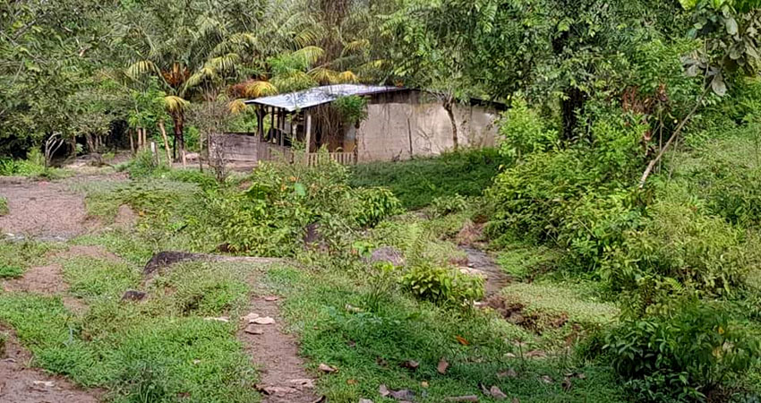 El doble crimen ocurrió en la comunidad La Unión, en Wamblán, Wiwilí, Jinotega. Foto: Cortesía/Radio ABC Stereo