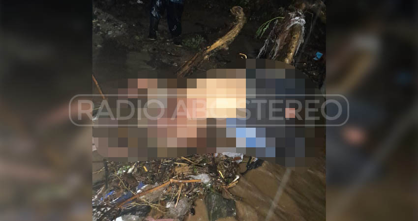 El fallecido intentó cruzar una quebrada y fue arrastrado por la corriente.Foto: Cortesía/Radio ABC Noticias El fallecido intentó cruzar una quebrada y fue arrastrado por la corriente.Foto: Cortesía/Radio ABC Noticias