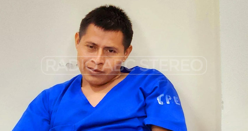 Al clausurarse el juicio, se dio la orden para que el acusado fuera puesto en liberta. Foto: Jordan Colindres/Radio ABC Stereo Al clausurarse el juicio, se dio la orden para que el acusado fuera puesto en liberta. Foto: Jordan Colindres/Radio ABC Stereo