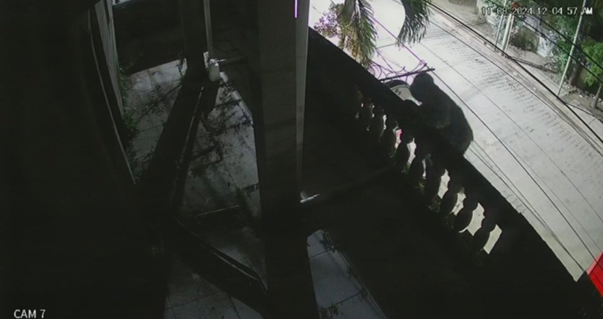 El ladrón no ha podido ser identificado. Foto: Cortesía/Radio ABC Stereo El ladrón no ha podido ser identificado. Foto: Cortesía/Radio ABC Stereo