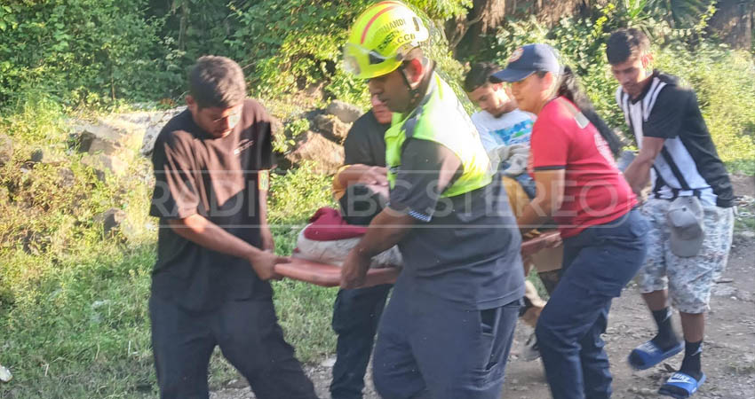 La víctima sufrió un trauma lumbar. Foto: Cortesía/Radio ABC Stereo