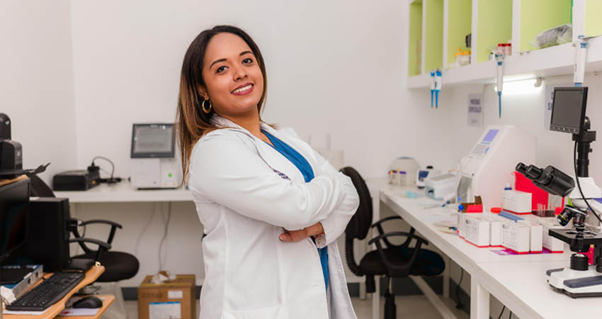 Solymar Hernández Romero, fundadora del Laboratorio Clínico Hematológico. Foto: Cortesía/Radio ABC Stereo