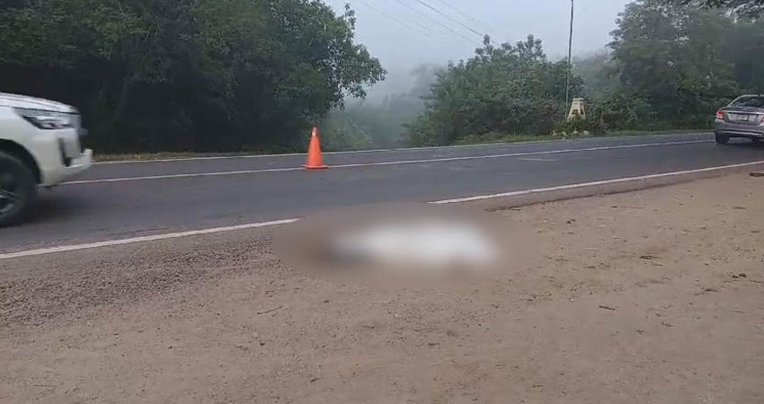 El cuerpo de Vicente Espinoza Centeno fue encontrado en la salida sur de Condega. Foto: Jacdiel Rivera/Radio ABC Stereo