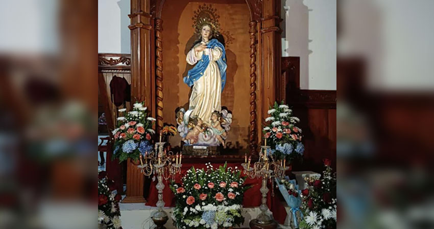 Novenario en la Catedral Nuestra Señora del Rosario, Estelí. Foto: Cortesía/Radio ABC Stereo