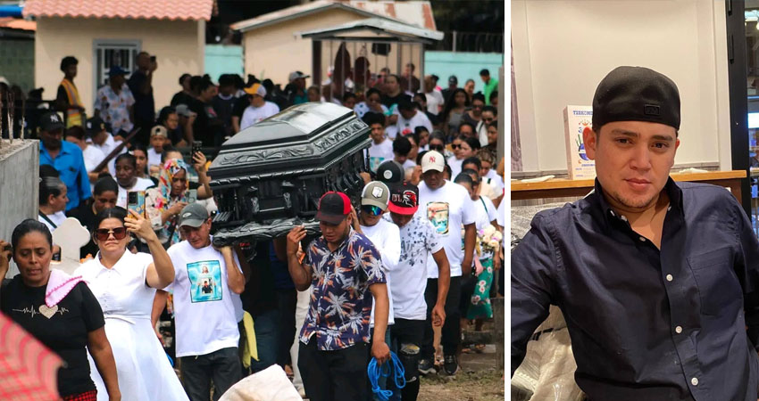 Familiares y amigos dieron el último adiós al joven. Foto: Cortesía/Radio ABC Stereo