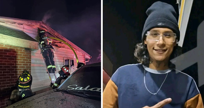 Las llamas consumieron el interior de la vivienda. Foto: Cortesía/Radio ABC Stereo