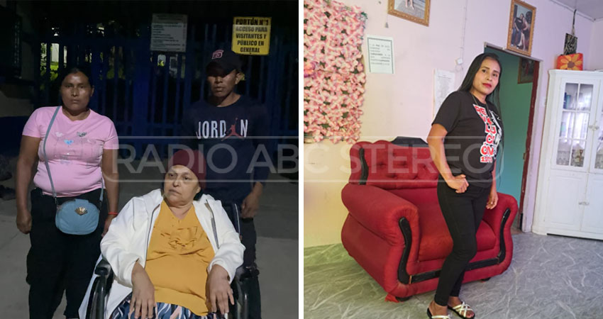 Doña Digna Vanegas y familiares de Lisseth Muñoz piden justicia. Foto: José Enrique Ortega/Radio ABC Stereo