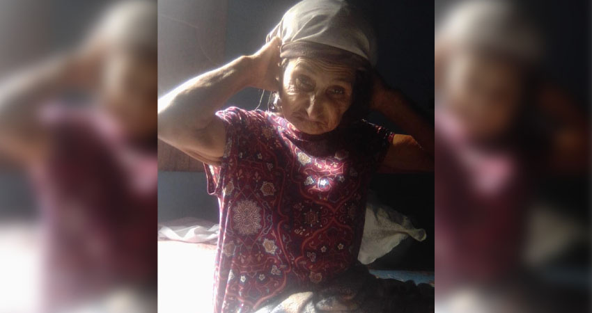 La señora habita en la comunidad Santa Rosa de Jalapa. Foto: Cortesía