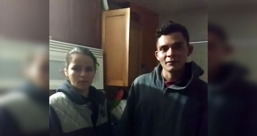 Los jóvenes nicaragüenses ya están junto a familiares en Estados Unidos. Foto: Redes sociales