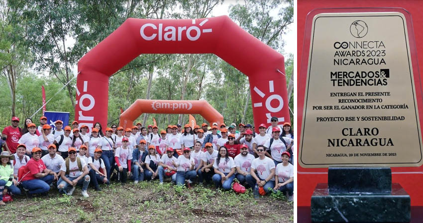 Claro gana el premio "Proyecto de RSE y Sostenibilidad del Año" en los Connecta Awards 2023