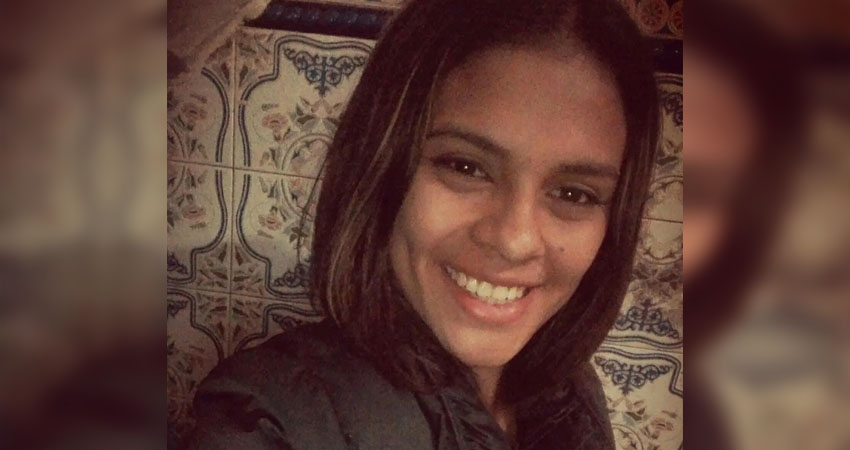 Tania María López Membreño, de 24 años, vive en indigencia en España. Foto: Cortesía/Radio ABC Stereo Tania María López Membreño, de 24 años, vive en indigencia en España. Foto: Cortesía/Radio ABC Stereo