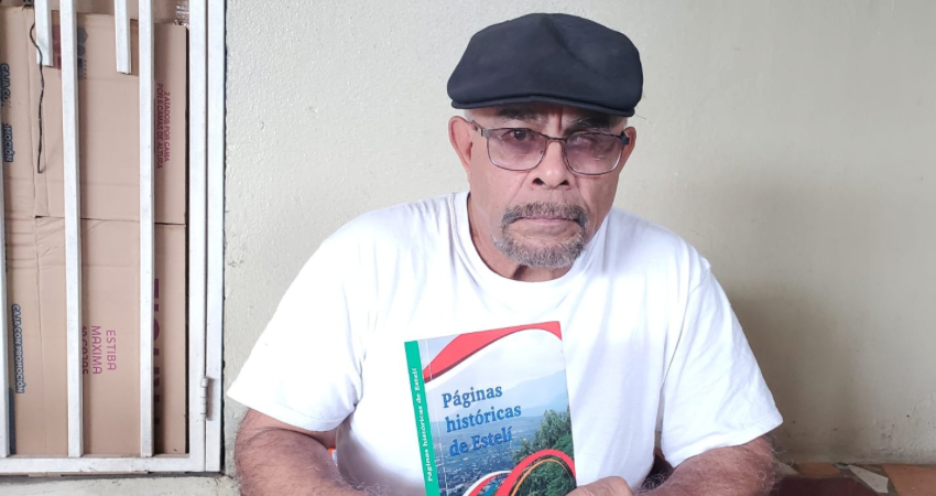 Jairo Gámez Leiva, historiador y escritor esteliano. Foto: Cristhofer Rodríguez/Radio ABC Stereo Jairo Gámez Leiva, historiador y escritor esteliano. Foto: Cristhofer Rodríguez/Radio ABC Stereo